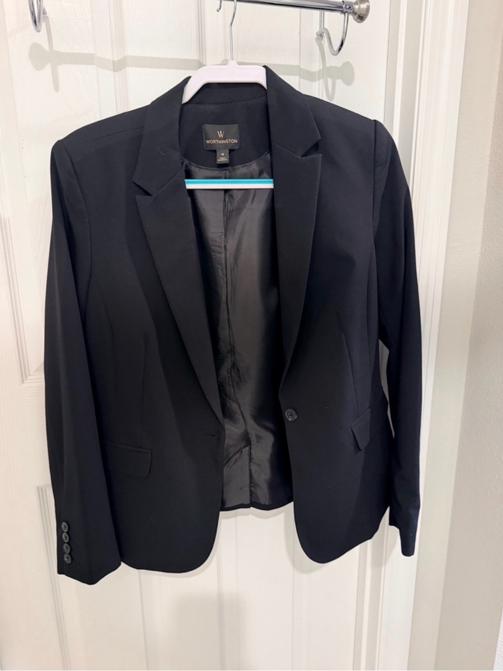Worthington Black Women's Blazer - Picture 2 of 4